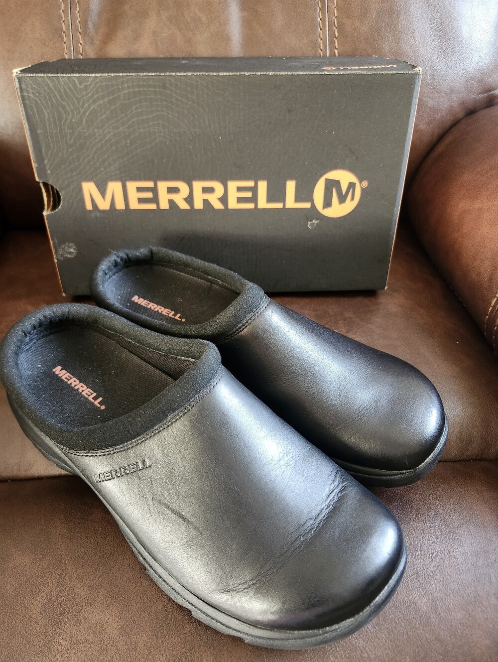 Merrell Encore Nova 4 Black Slip-On Clogs Women’s Size 11 Work Comfort ShoesSt